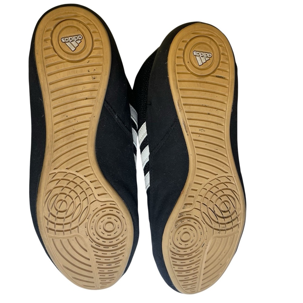Adidas Havoc II HVC 2 Mens Size 7.5 Wrestling Shoes Sneakers Black White AQ3325 - Picture 4 of 5
